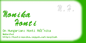 monika honti business card